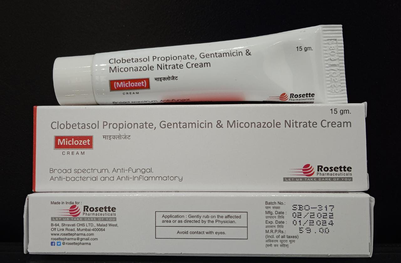 MICLOZET CREAM 15GM